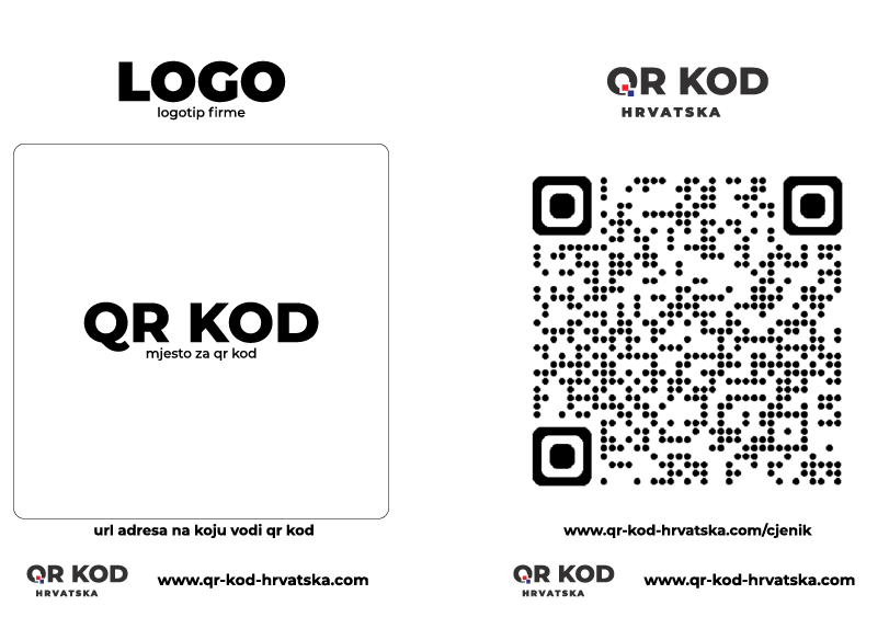 QR kod Hrvatska - QR-KOD